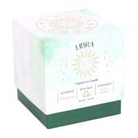 Libra Sweet Jasmine Gemstone Zodiac Candle - Image 3