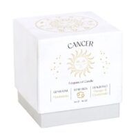 Cancer Orange & Chamomile Gemstone Zodiac Candle - Image 3