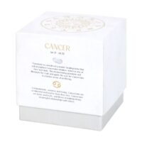 Cancer Orange & Chamomile Gemstone Zodiac Candle - Image 4