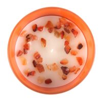 Capricorn Sandalwood & Jasmine Gemstone Zodiac Candle - Image 2