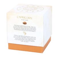 Capricorn Sandalwood & Jasmine Gemstone Zodiac Candle - Image 4