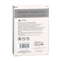 Pack of 12 Banish Negativity Spell Candles - Image 2