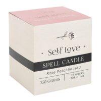 Rose Petal Infused Self Love Spell Candle - Image 5
