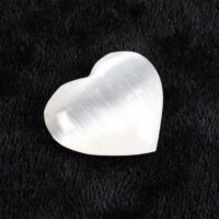 Small Selenite Crystal Heart - Image 2