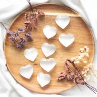Small Selenite Crystal Heart - Image 4