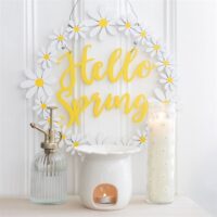 White Daisy Tube Candle - Image 5