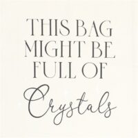Full of Crystals Polycotton Tote Bag - Image 2