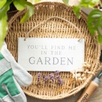 You'll Find Me in the Garden Hanging Sign - Image 4
