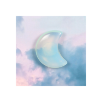Stay Wild Moonstone Crystal Moon Greeting Card - Image 2