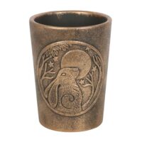 Moon Gazing Hare Bronze Terracotta Plant Pot by Lisa Parker - Image 2