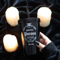 Deadly Poison Plastic Tumbler with Straw - Image 4