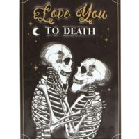 Love You To Death Hanging Metal Sign - Image 2