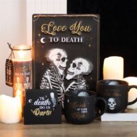 Til Death Do Us Part Amber Noir Tube Candle - Image 5