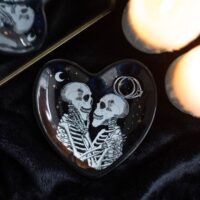 Skeleton Couple Heart Trinket Dish - Image 4