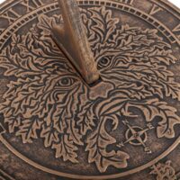 Green Man Terracotta Sundial by Lisa Parker - Image 4