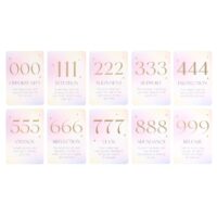 Angel Number Affirmation Cards with Wooden Stand - Image 4