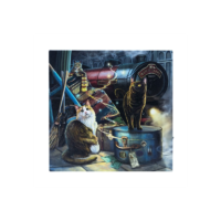 Witchwood Express Light Up Canvas Plaque by Lisa Parker - Image 2
