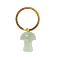 Aventurine Crystal Mushroom Keyring - Image 3