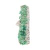 6in Ritual Wand Smudge Stick with White Sage, Abalone and Quartz - Image 2