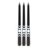 Set of 3 Black Magic Moon Phase Taper Candles - Image 3