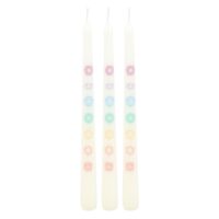 Set of 3 Chakra Balancing Taper Dinner Candles - Image 3