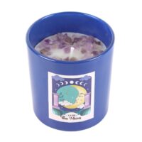 The Moon Amethyst Crystal Chip Candle - Image 2