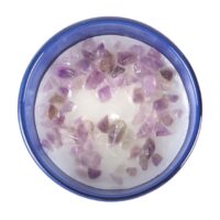 The Moon Amethyst Crystal Chip Candle - Image 3