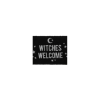 Black Witches Welcome Doormat - Image 3