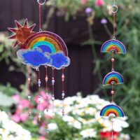 35cm Sun and Rainbow Suncatcher - Image 2
