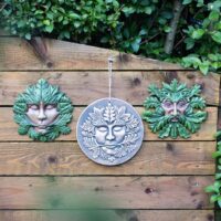 Bronze Green Goddess Terracotta Plaque - Image 3