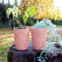 16cm Green Man Terracotta Plant Pot - Image 3