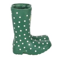 Dark Green Welly Boot Planter - Image 2