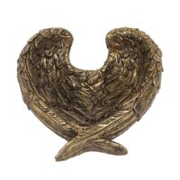 Antique Gold Angel Wing Dish - Image 2