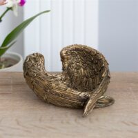 Antique Gold Angel Wing Dish - Image 3