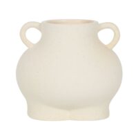 Cream Speckle Bum Plant Pot - Image 3