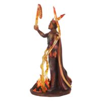 Fire Elemental Wizard Figurine by Anne Stokes - Image 2