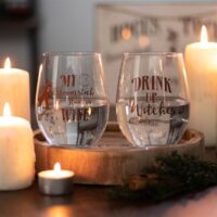 Drink Up Witches Stemless Glass - Image 3