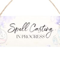 Spell Casting in Progress Hanging Sign - Image 2