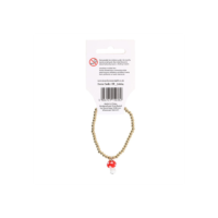 Toadstool Beaded Charm Bracelet - Image 2