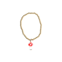 Toadstool Beaded Charm Bracelet - Image 3