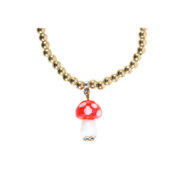 Toadstool Beaded Charm Bracelet - Image 4