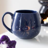 Blue Crescent Moon Rounded Mug - Image 3