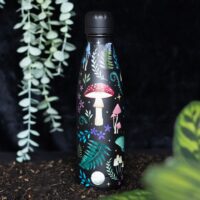 Dark Forest Print Metal Water Bottle - Image 4