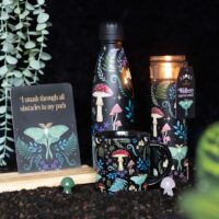 Dark Forest Print Metal Water Bottle - Image 5