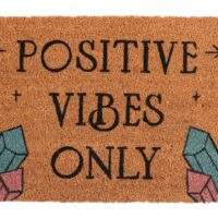 Natural Positive Vibes Only Doormat - Image 2