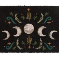 Black Dark Forest Moon Phase Doormat - Image 2