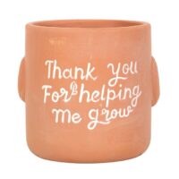 Thank You For Helping Me Grow Sitting Plant Pot Pal - Image 2