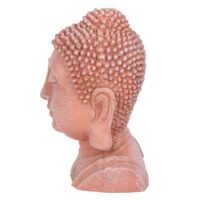 41cm Terracotta Effect Buddha Head Ornament - Image 2