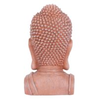 41cm Terracotta Effect Buddha Head Ornament - Image 3