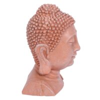 41cm Terracotta Effect Buddha Head Ornament - Image 4